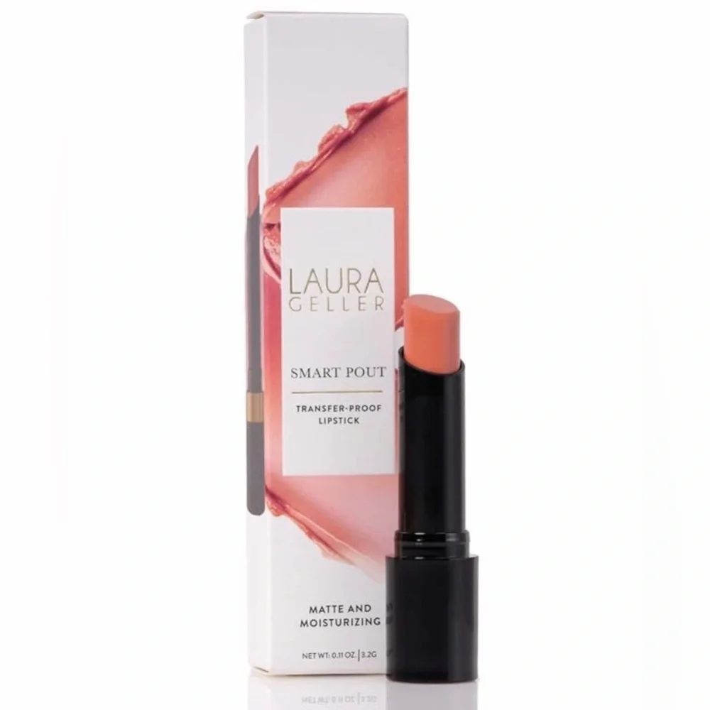 Laura Geller Smart Pout Transfer-Proof Lipstick Matte “Brilliant”